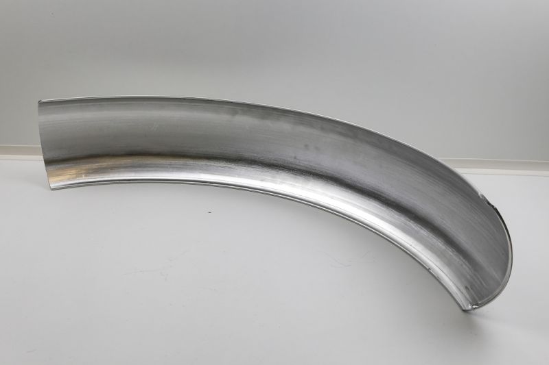 Aluminium rear fender length over back 700mm, width 115mm