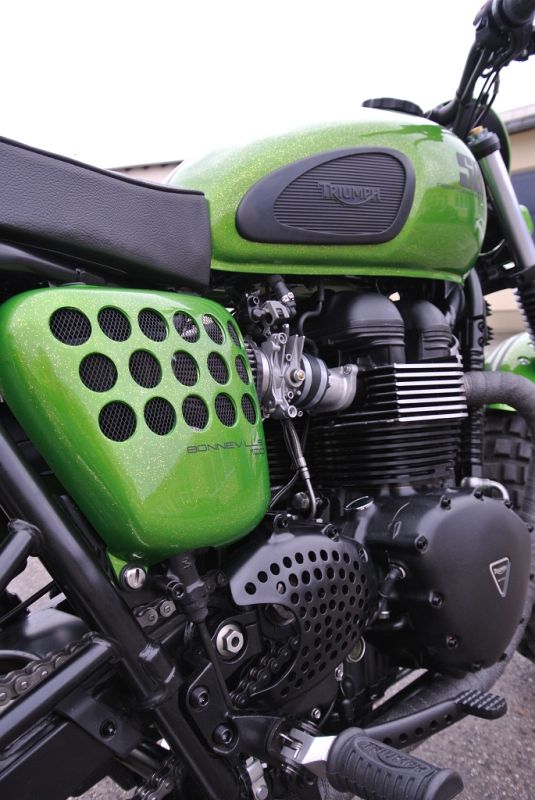 Triumph scrambler customizing
