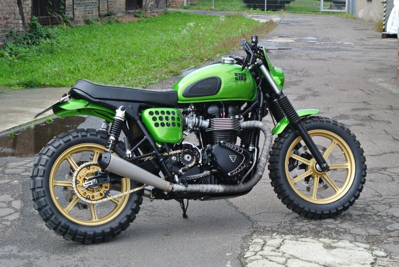 Triumph scrambler customizing