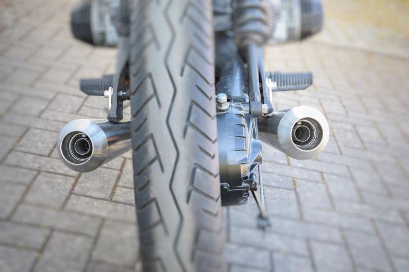 BMW R65 R80 R100 Monolever 2-2 Auspuff für originale Befestigung mit ABE