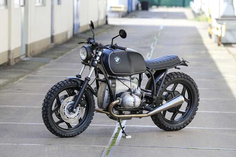 BMW Boxer Scrambler Umbau Concept Bike Monolever