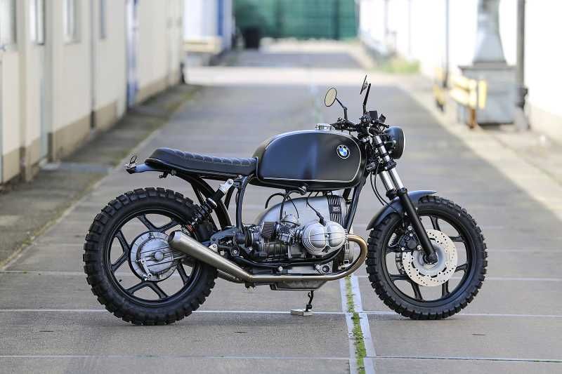 BMW Boxer Scrambler Umbau Concept Bike Monolever