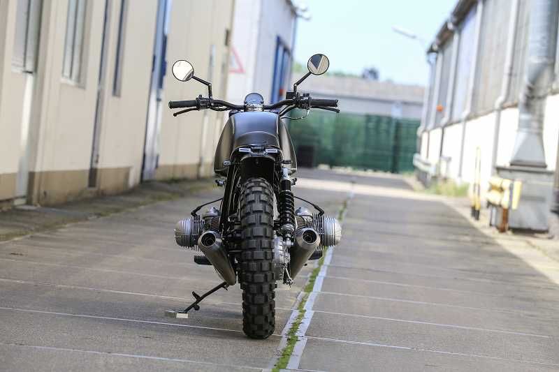 BMW Boxer Scrambler Umbau Concept Bike Monolever
