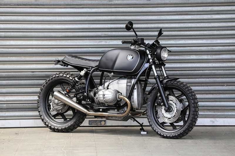BMW Boxer Scrambler Umbau Concept Bike Monolever