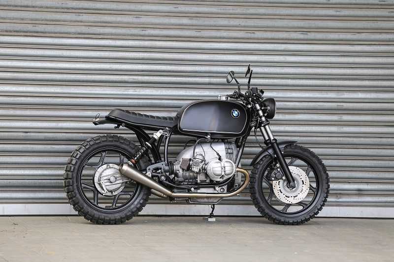 BMW Boxer Scrambler Umbau Concept Bike Monolever