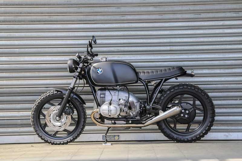 BMW Boxer Scrambler Umbau Concept Bike Monolever